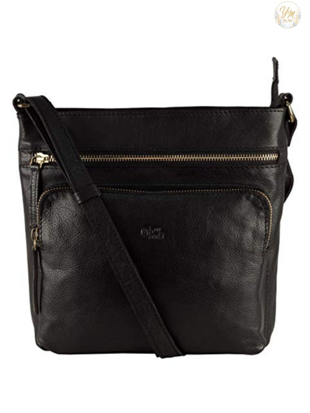 Genuine Leather Crossbody Purse RFID Blocking Convertible Shoulder Bag